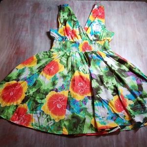 Derek ❤ Heart V-Neck Floral Summer Dress
